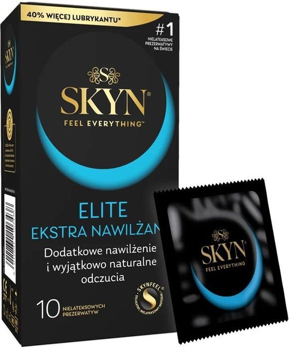 Безлатексні преміум-презервативи SKYN Elite Extra Lubricated 10 шт SX2545 фото