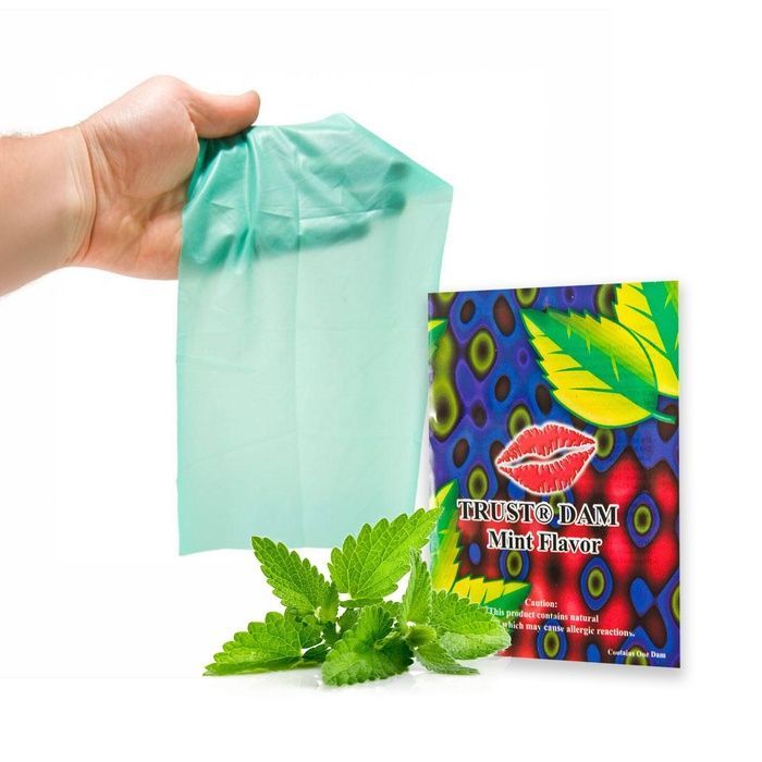 Латексная салфетка Latex Dental Dams Mint 1 шт SX1262 фото
