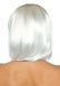 Перука, що світиться в темряві Leg Avenue Pearl short natural bob wig White, коротка, перлинна, 33 с SO7937 фото 4