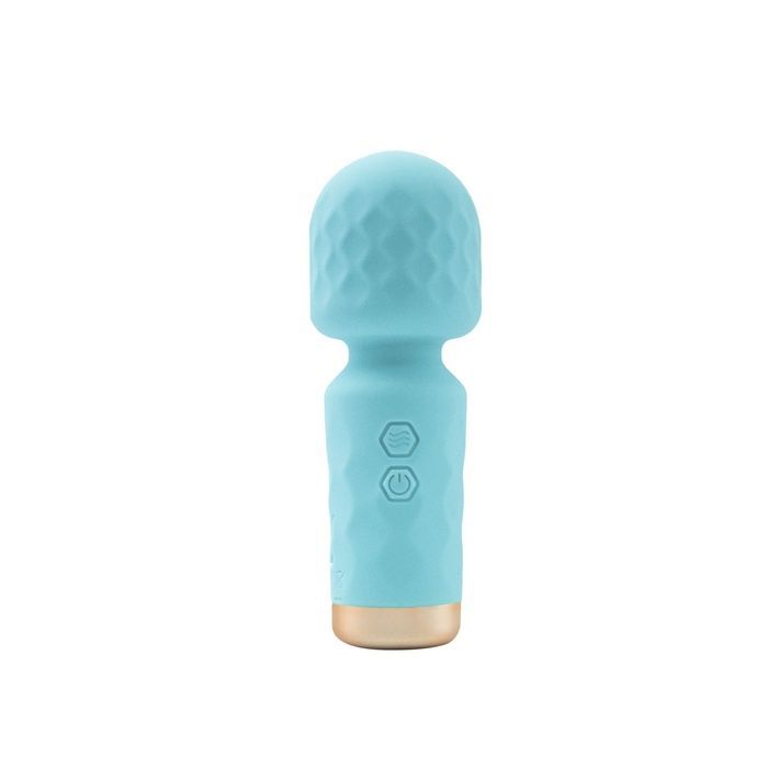 Вибромассажер M&rsquo;Lady Mini Vibrating Wand Teal SX3146 фото