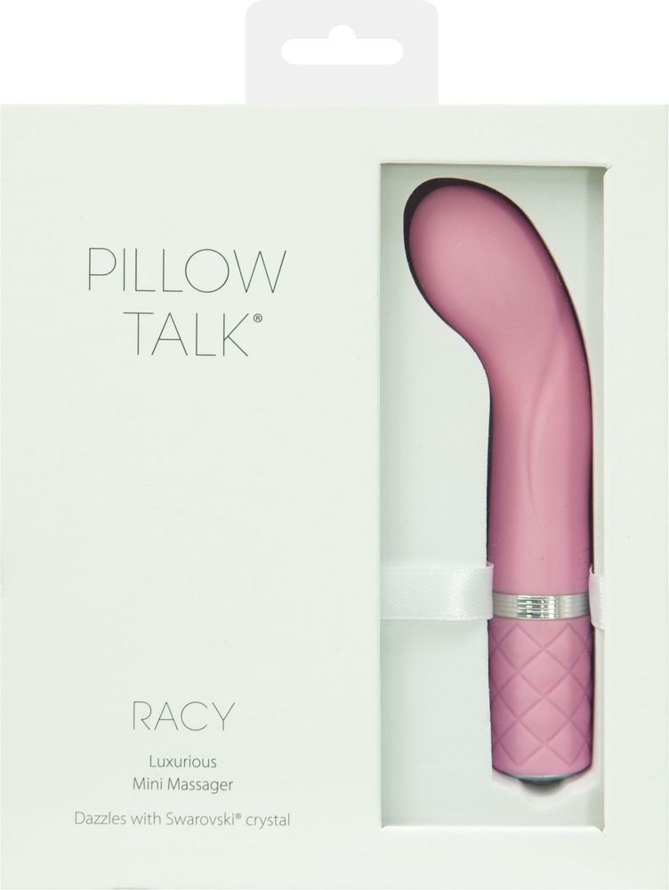 Роскошный вибратор Pillow Talk - Racy Pink с кристаллом Swarovski для точки G, подарочная упаковка SO2719 фото