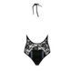 Боди с очень глубоким декольте Passion DARYL BODY L/XL, black EL14801 фото 6