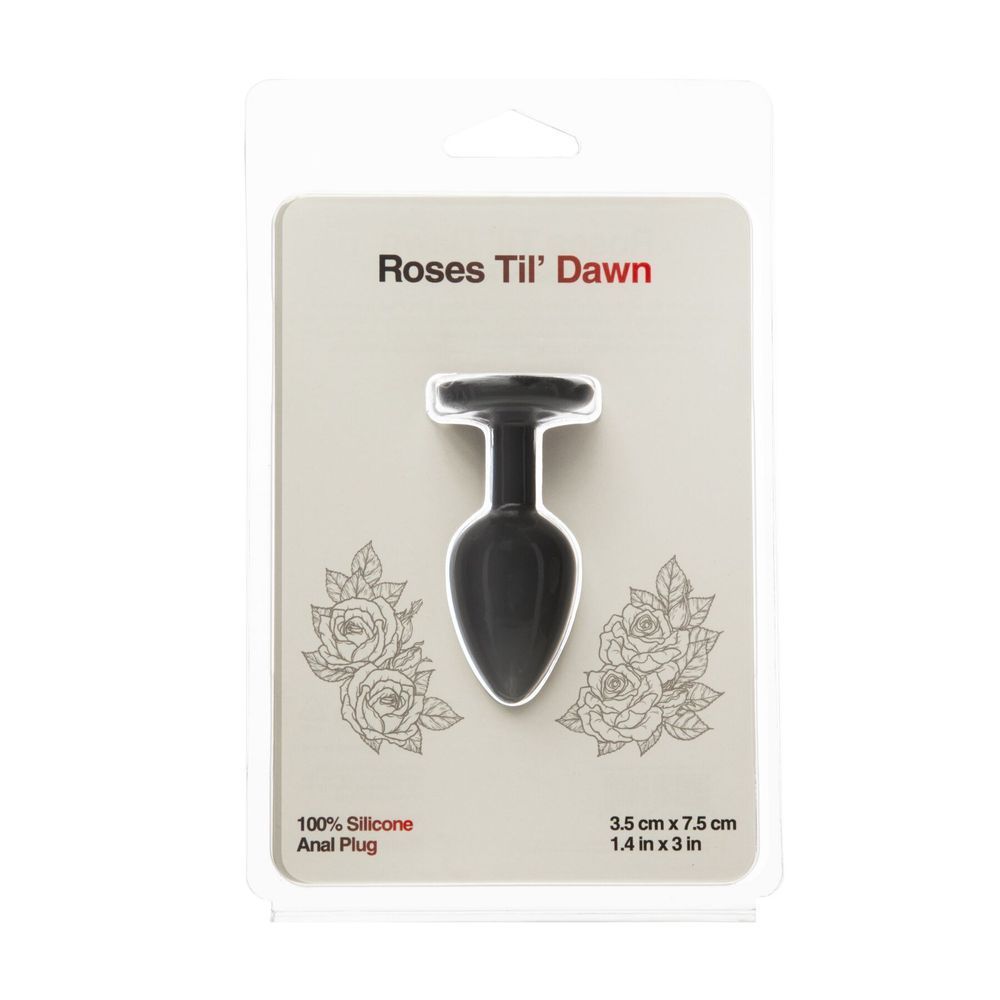 Анальна пробка BMS Roses Til&rsquo; Dawn Silicone Anal Plug Small SX3147 фото