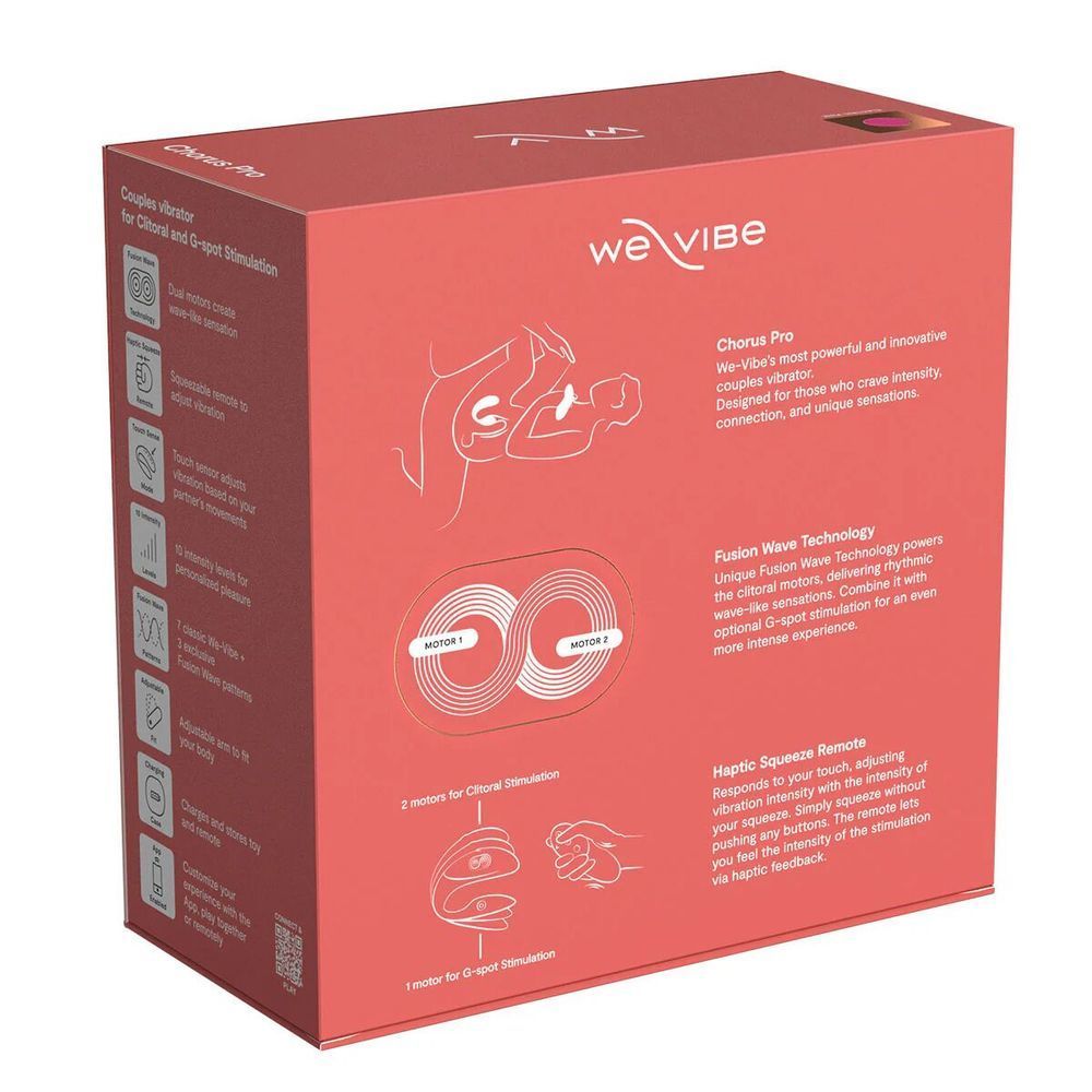 Смарт-вібратор для пар We-Vibe Chorus Pro Electric Pink SX3862 фото