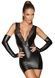Платье с мокрым эффектом Noir Handmade F212 Powerwetlook and lace minidress, S SX0075 фото 1