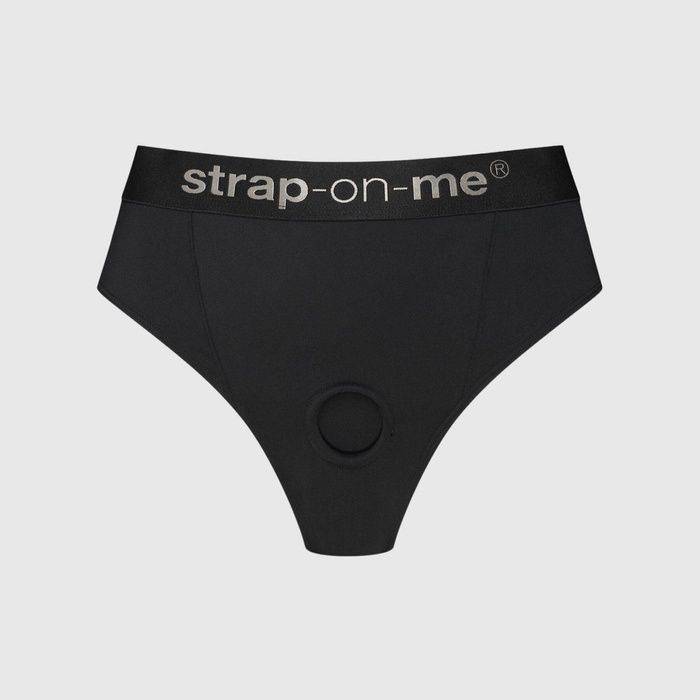 Трусики з фіксацією дилдо Strap-On-Me Harness Lingerie Idole - XS - Black SX3522 фото