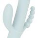 Вібратор-кролик Good Vibes Only - SAGE Triple Stimulation Vibe Soft Silicone - Blue SX3074 фото 5