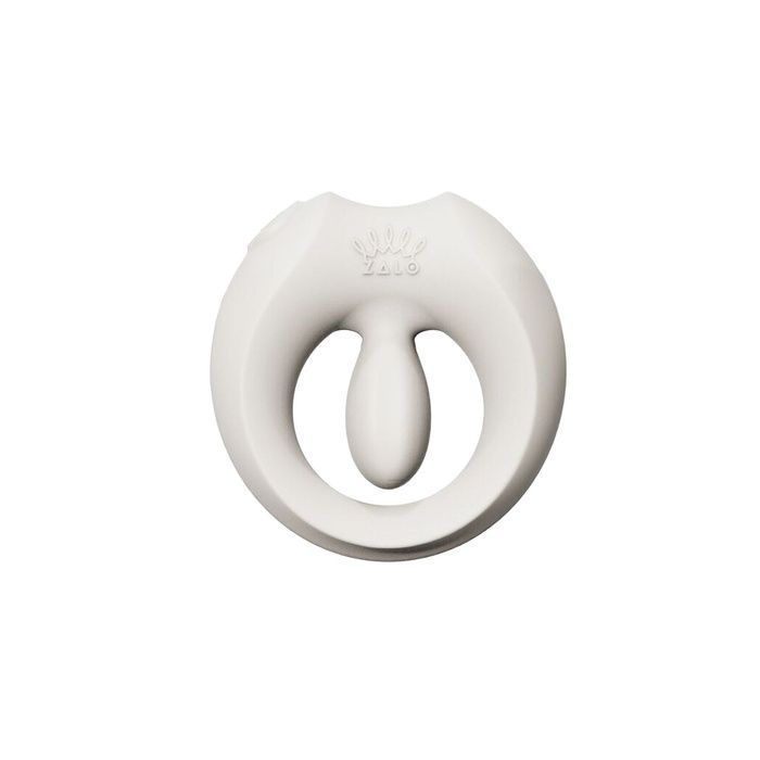 Эрекционное смарт-виброкольцо Zalo Apis Ivory White, до 4 часов работы, зарядный кейс SX2692 фото
