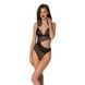 Боди с ажурным лифом Passion CHRISTA BODY XXL/XXXL, black SO5755 фото 1
