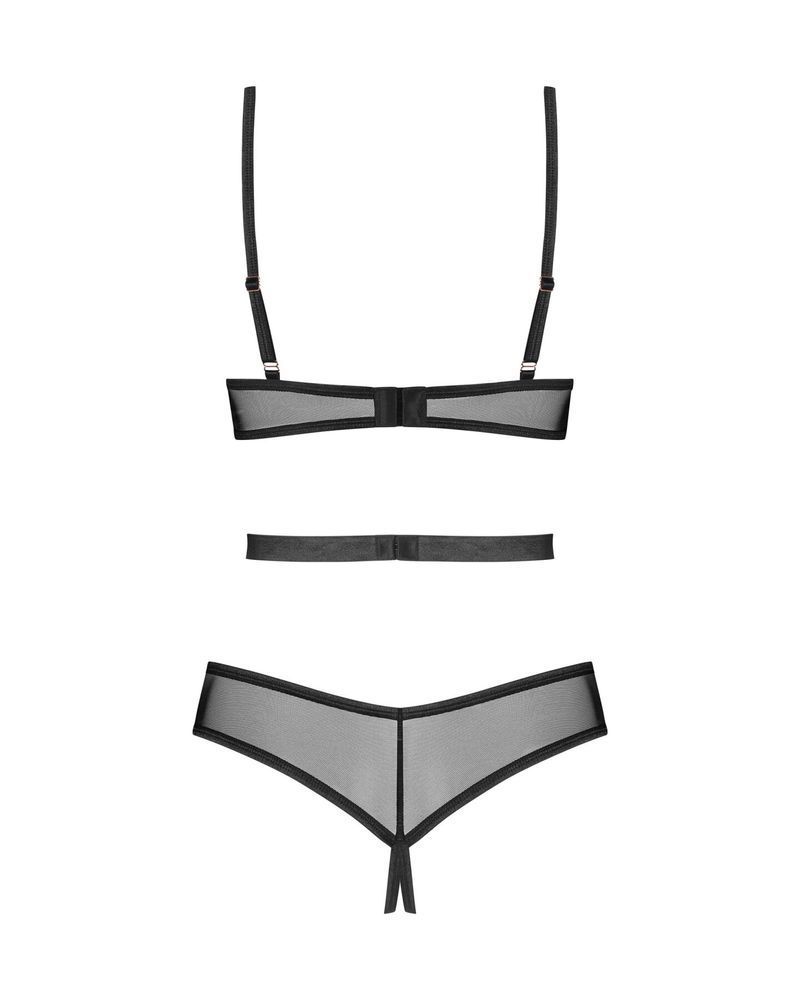 Боди Obsessive Euridia crotchless teddy M/L SX3575 фото