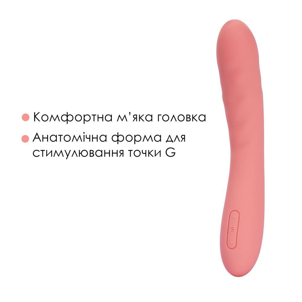 Смарт-вібратор з пульсацією Svakom Ava Neo Peach Pink, 15 режимів роботи, водонепроникний SX1112 фото