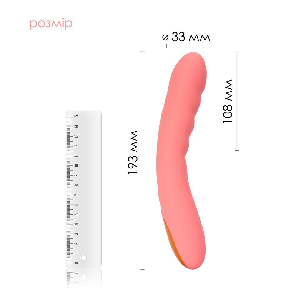 Смарт-вібратор з пульсацією Svakom Ava Neo Peach Pink, 15 режимів роботи, водонепроникний SX1112 фото