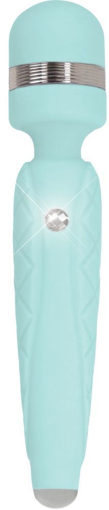 Розкішний вібромасажер PILLOW TALK - Cheeky Teal з кристалом Swarovski, плавне підвищення потужності SO2728 фото