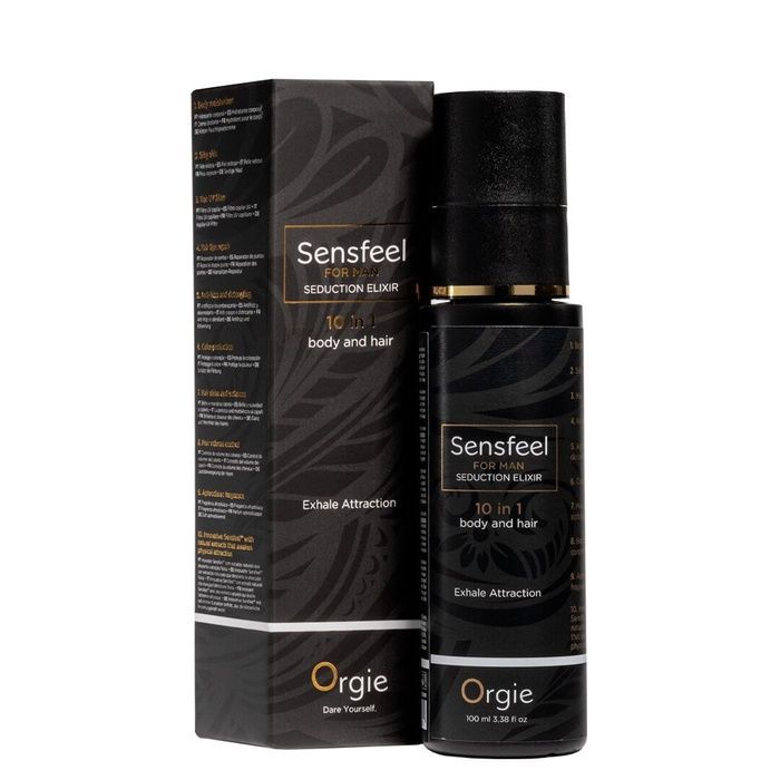 Лосьйон з феромонами для тіла та волосся Orgie &ndash; Sensfeel Seduction Elixir 10 in 1 for Man (100 мл) SX1541 фото