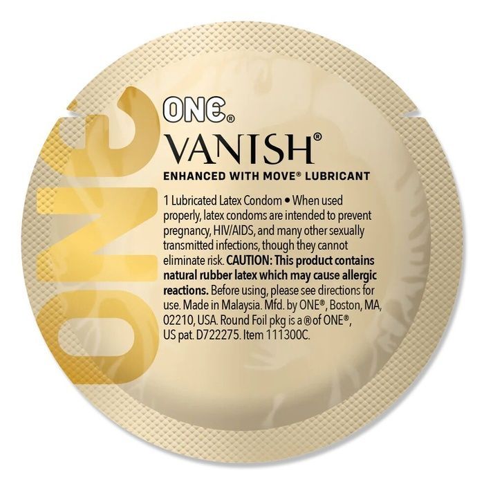 Презерватив ONE Vanish Hyperthin, 1 шт, ультратонкий, со смазкой SX0778 фото