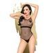 Боди Penthouse Enjoy The Moment S/L Black, крупная сетка, плотная вставка под грудью SO6429 фото 1