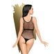 Боди Penthouse Enjoy The Moment S/L Black, крупная сетка, плотная вставка под грудью SO6429 фото 2