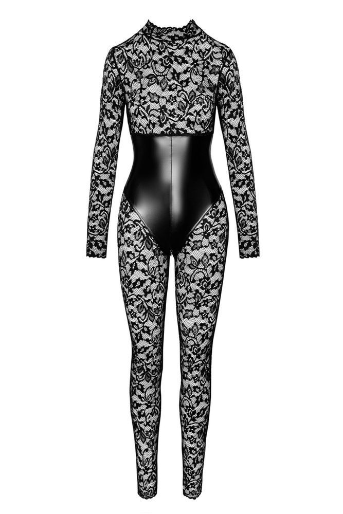 Комбинезон Noir Handmade F299 Enigma, M, кружево, длинный рукав, имитация корсета, доступ SX0232 фото
