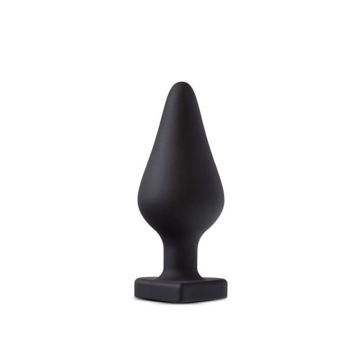 Анальная пробка Blush Temptasia &ndash; Fuck Me Anal Plug &ndash; Black, основание в виде сердечка SO8843 фото