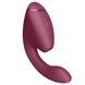 Подвійний вакуумний кліторальний стимулятор з вібрацією Womanizer Next Duo - Dusky Pink SX3868 фото 2