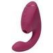 Подвійний вакуумний кліторальний стимулятор з вібрацією Womanizer Next Duo - Dusky Pink SX3868 фото 1