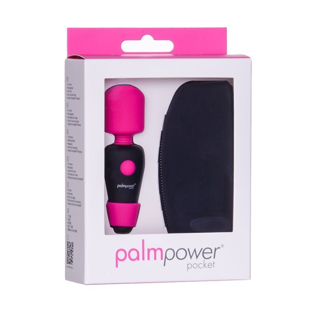 Мини-вибромассажер PalmPower Pocket с чехлом на молнии, водостойкий, перезаряжаемый, длина 9 см SO2735 фото