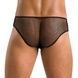 Чоловічі труси зі шнурівкою Passion 035 SLIP RICHARD S/M Black, екошкіра, сітка SO7577 фото 2