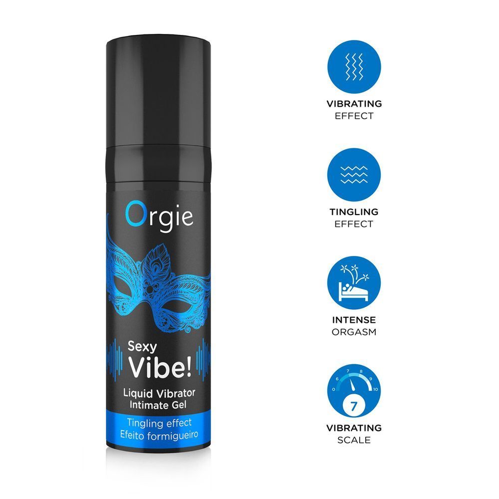 Жидкий вибратор Orgie Sexy Vibe! Liquid Vibrator, 15 мл, с эффектом мурашек SX1549 фото
