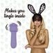 Мини-вибратор FeelzToys Mister Bunny Purple с двумя насадками SO4439 фото 3