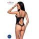 Боди из эко-кожи и кружева Passion LOONA BODY L/XL, black SO5355 фото 2