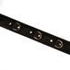 Нашийник з повідцем Liebe Seele Boudoir Amor Collar with Leash Black, три кільця SX1668 фото 4