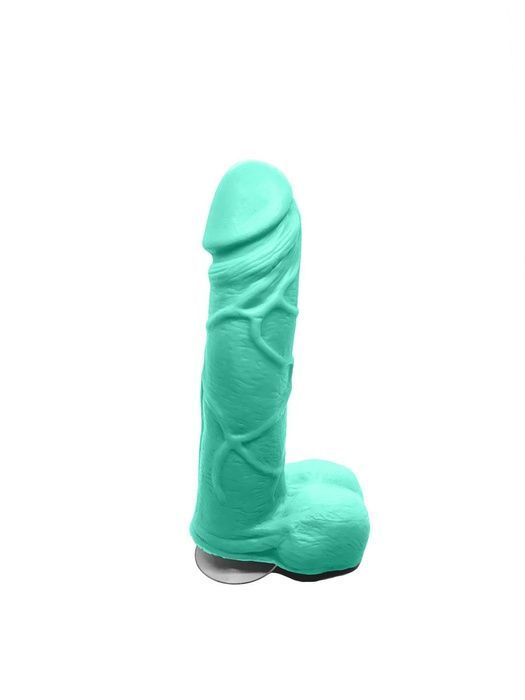 Мыло в форме пениса Чистий Кайф Turquoise size M, крафтовое мыло-член, натуральное SO2645 фото
