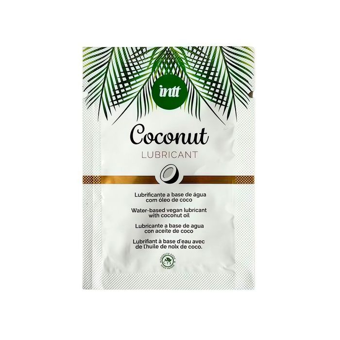 Пробник доглядального лубриканта Intt Coconut з кокосовою олією на водній основі (2 мл) SX2809 фото