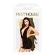 Мини-платье Penthouse - Heart Rob Black M/L, хомут, глубокое декольте, миниатюрные стринги SO4342 фото 3