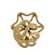 Металлическая анальная пробка LOCKINK SEVANDA Hollow Spiral Golden, M, золотистая, диаметр 3 см SX0883 фото 7