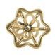 Металлическая анальная пробка LOCKINK SEVANDA Hollow Spiral Golden, M, золотистая, диаметр 3 см SX0883 фото 6