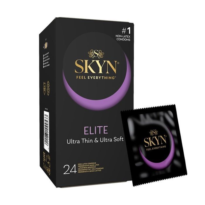 Безлатексні преміум-презервативи SKYN Elite 24 шт, ультратонкі SX2393 фото