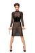 Сукня з мокрим ефектом Noir Handmade F182 Classic dress made of elastic tulle, S SX0047 фото 5