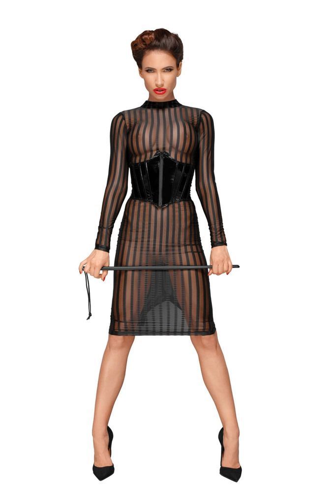 Сукня з мокрим ефектом Noir Handmade F182 Classic dress made of elastic tulle, S SX0047 фото