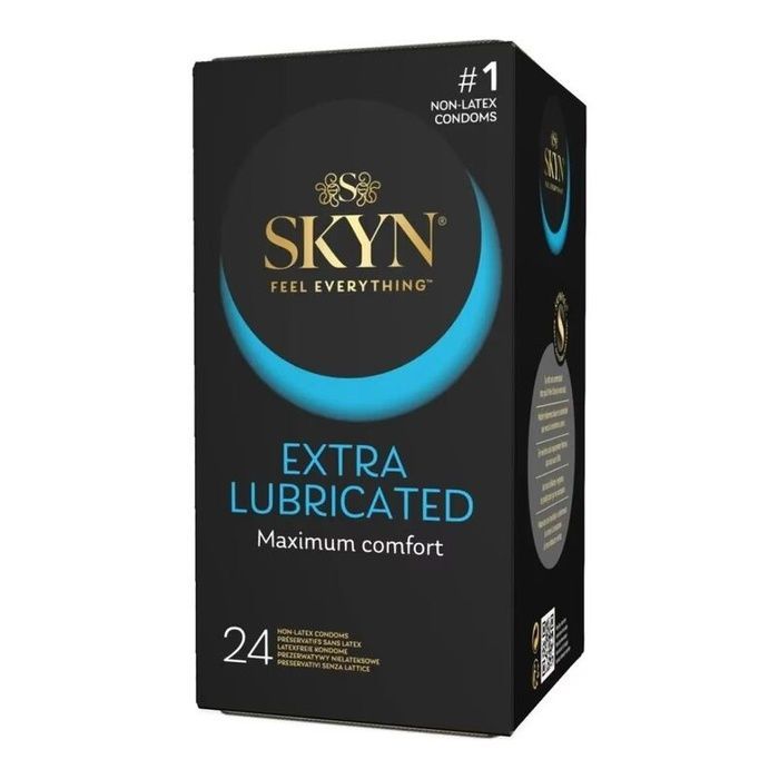 Безлатексні преміум-презервативи SKYN Extra Lubricated 24 шт, на 40&thinsp;% більше змазки SX2394 фото