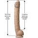 Фаллоимитатор Doc Johnson Dick Rambone Cock White (в ПЭ пакете!), диаметр 6см, длина 42см, ПВХ SO4556 фото 4