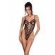 Эротическое боди с рисунком Passion LOVELIA BODY L/XL, black SO4753 фото 1