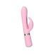 Роскошный кролик с ротацией и вибрацией Pillow Talk Lively, Pink, кристалл Сваровски SO6856 фото 2