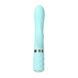 Роскошный кролик с ротацией и вибрацией Pillow Talk Lively, Teal, кристалл Сваровски SO6857 фото 6