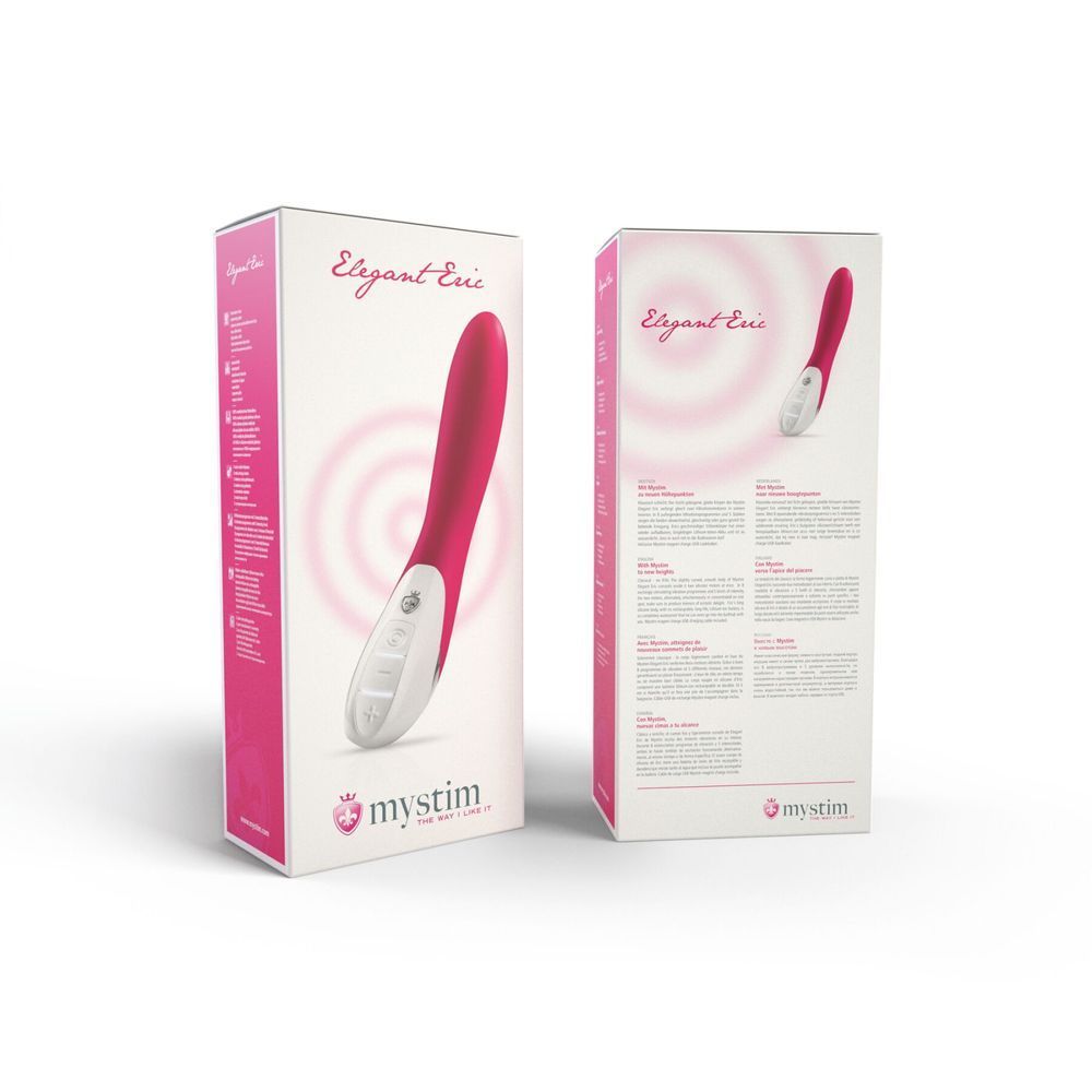 Вибратор Mystim Elegant Eric Pink SX3183 фото