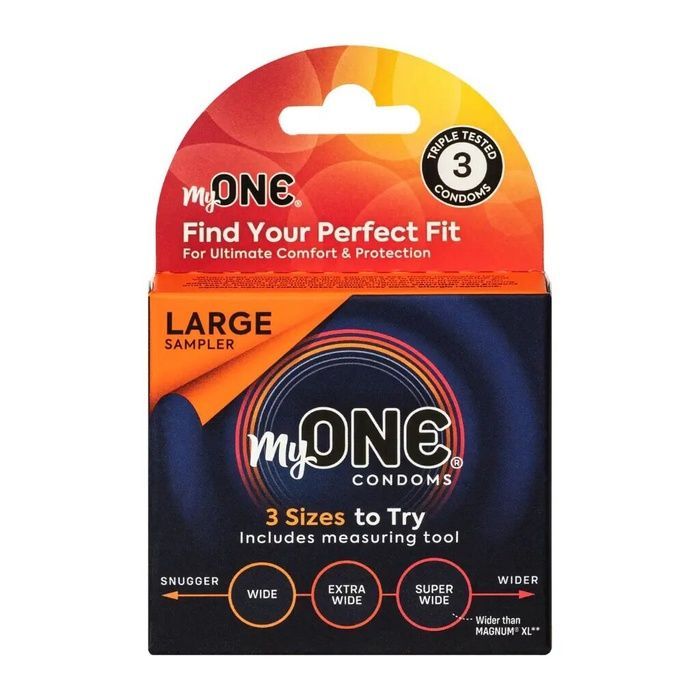 Презервативы MyONE Large Sampler 3 шт, картонная коробка SX1248 фото