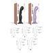 Насадка для страпона Strap-On-Me Dildo Plug P&G Black XL SO9005 фото 4