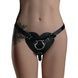 Трусики Серце для страпону з натуральної шкіри Feral Feelings - Hearts Strap-on Belt Black SO9417 фото 2