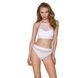 Трусики з прозорою вставкою Passion PS006 PANTIES XL, white SO4238 фото 2