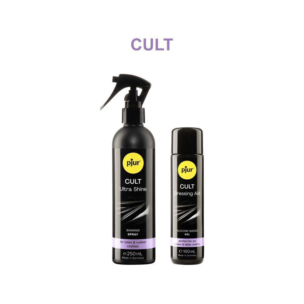 Смазка для латекса и резины pjur Cult Dressing Aid 100 мл, для облегчения надевания фетиш-нарядов PJ10250 фото